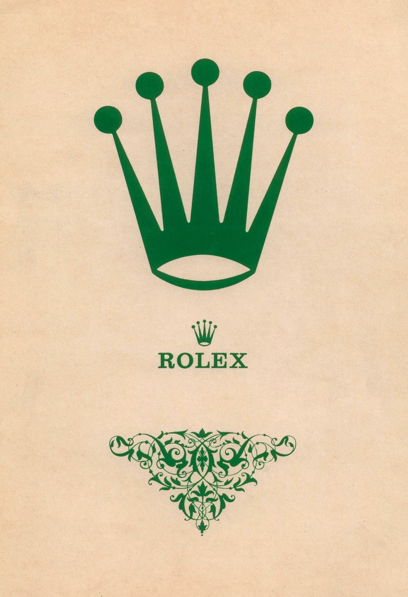 Rolex logo 05 iron on paper